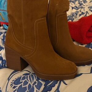 Target Tan Ankle Booties